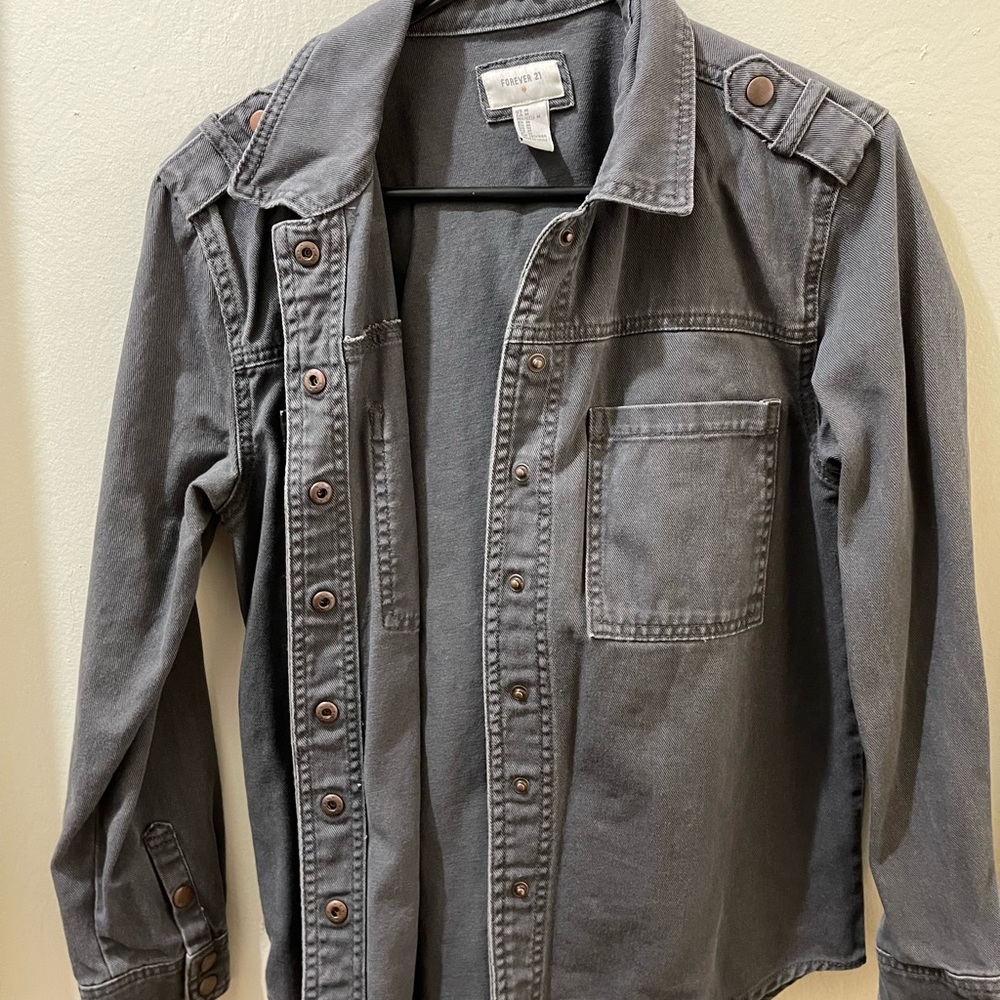 Grey Jean jacket